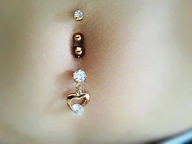 Double Navel Piercing - Jewelry, Bar, Ring and Pictures, Double Belly