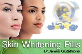 What are the key benefits of taking glutathione skin-whitening pills?